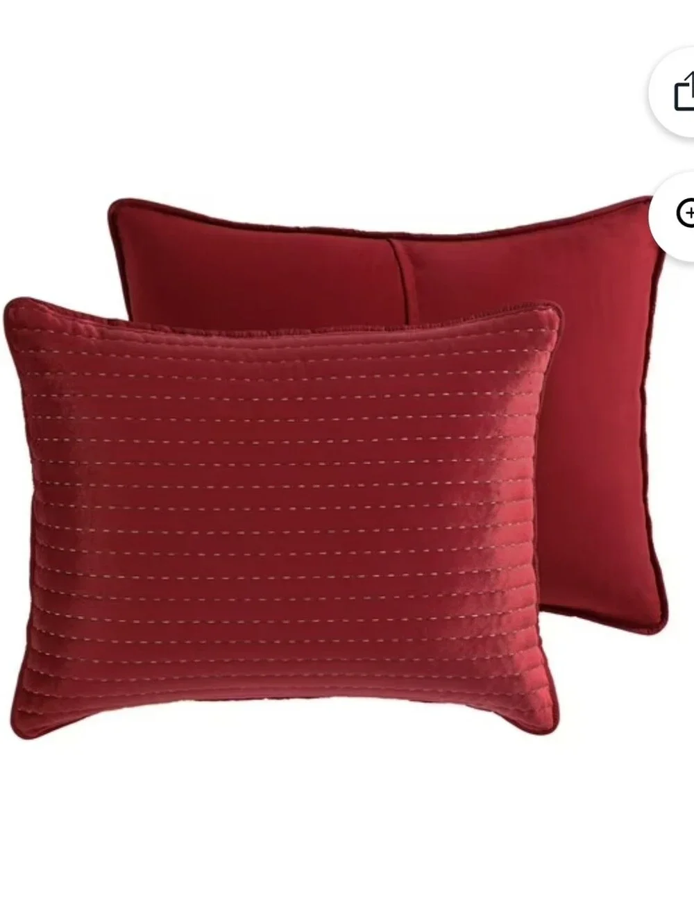 NWT Lenox Quilt & Sham Set (Red)